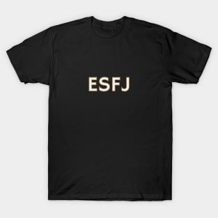 Myers Briggs Typography ESFJ T-Shirt